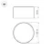 Накладной светильник Arlight SP-RONDO-120B-12W Day White 022236, Черный, Белый, Нейтральный белый, вид сверху