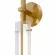 Настенный светильник Indigo Vitreo 11067/1W Brass V000177L, Бронза, Прозрачный, Нейтральный белый