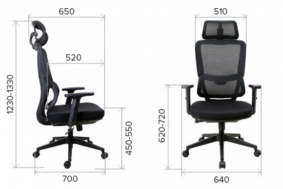 Кресло компьютерное Work EVP_570119