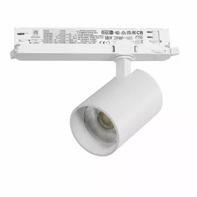 Трековый трехфазный светильник Quattro LED с управлением DALI Lightstar Alta Base A5336DALI