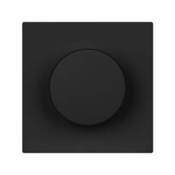 Лицевая панель светорегулятора Arlight PNL-NOBE-FB-SFPL-BK  (Черный оникс) 060261