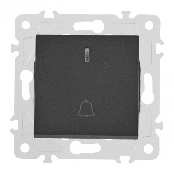 Кнопка дверного звонка с подсветкой Arte Milano 203.37-1.black