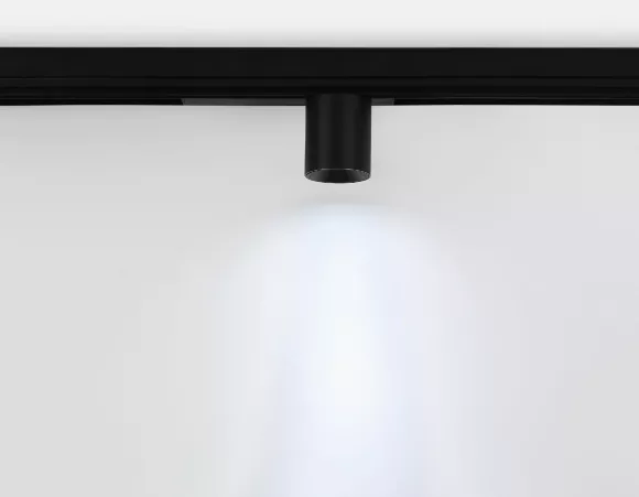 Трековый магнитный светильник Ambrella Light Magnetic 220V GL1242, Черный, От теплого до холодного, Металл, вид снизу Трековый магнитный светильник Ambrella Light Magnetic 220V GL1242, Черный, От теплого до холодного, Металл, вид снизу