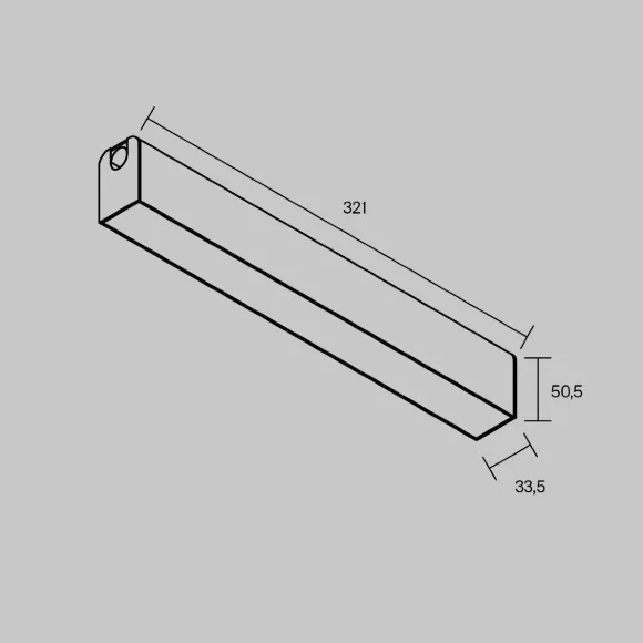 Трековый светильник Maytoni Technical Basis Arity TR238-1-12W3K-B, Черный, Белый, Теплый белый