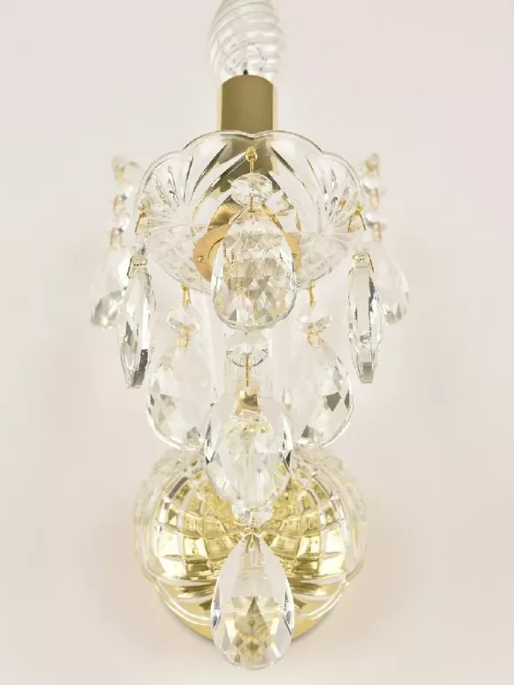 Бра Bohemia Ivele Crystal 105B/1/141 G, Золото, Металл, Классика стиль, декоративные элементы крупным планом
