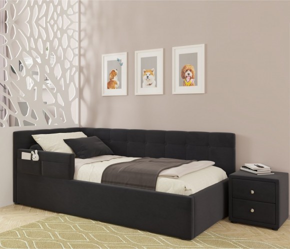 Кровать односпальная Bonna 2000x900 с ПМ NMB_TE-00005411