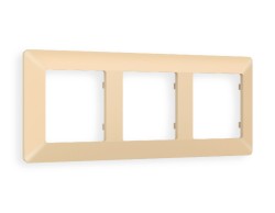 Рамка трехместная Ambrella Volt Line AF110603