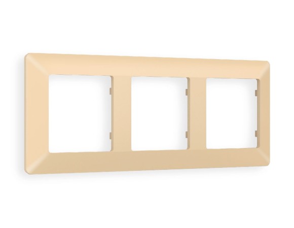 Рамка трехместная Ambrella Volt Line AF110603