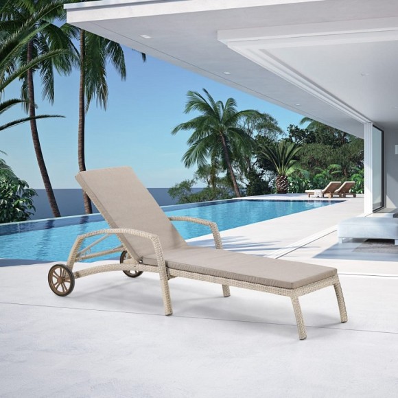 Лежак A35C2-W85 Latte с матрасом AFN_A35C2-W85_Latte