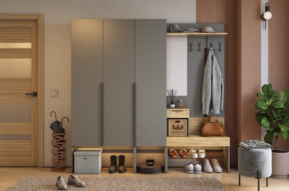 Стенка для прихожей Баско К11 MBS_PK11Basko-3319