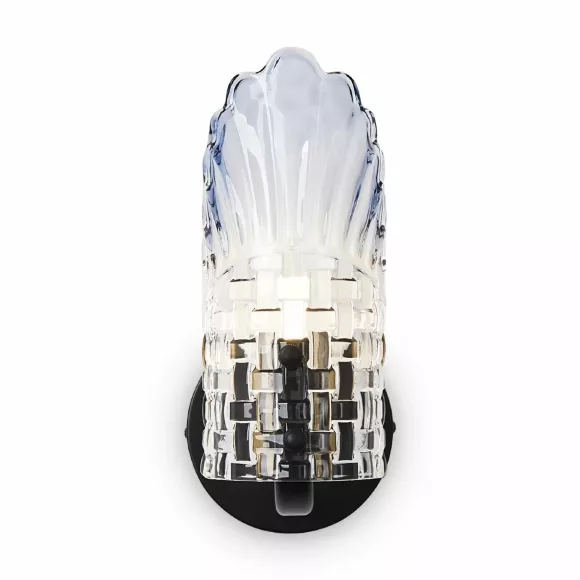 Бра Freya Ollie FR5525WL-01GB, Черный, Дымчатый, Металл, декоративные элементы крупным планом Бра Freya Ollie FR5525WL-01GB, Черный, Дымчатый, Металл, декоративные элементы крупным планом
