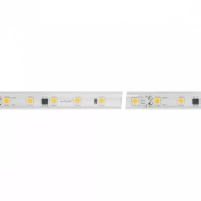 Светодиодная влагозащищенная лента Arlight 8W/m 54LED/m 5060SMD теплый белый 50M 027059(2)