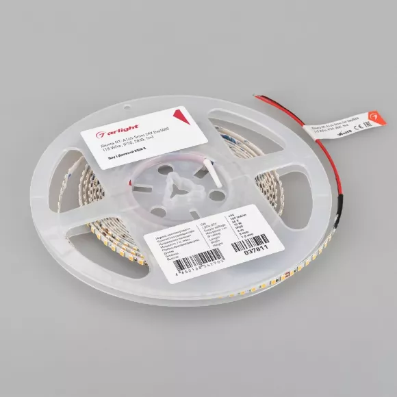 Светодиодная лента Arlight RT-A160-5mm 24V Day5000 15 W/m, IP20, 2835, 5m 037811 Светодиодная лента Arlight RT-A160-5mm 24V Day5000 15 W/m, IP20, 2835, 5m 037811