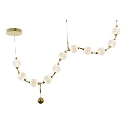 Подвесная светодиодная люстра Delight Collection Elliot Diamante MD20001012-11A gold