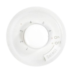 Лицевая панель Legrand Celiane термостата с датчиком для теплого пола белая 068249