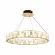 Подвесная люстра Odeon Light Crossa 5072/100L, Золото, Белый, Нейтральный белый
