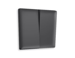 Лицевая панель для выключателя двухклавишного Ambrella Volt Alfa AP9030