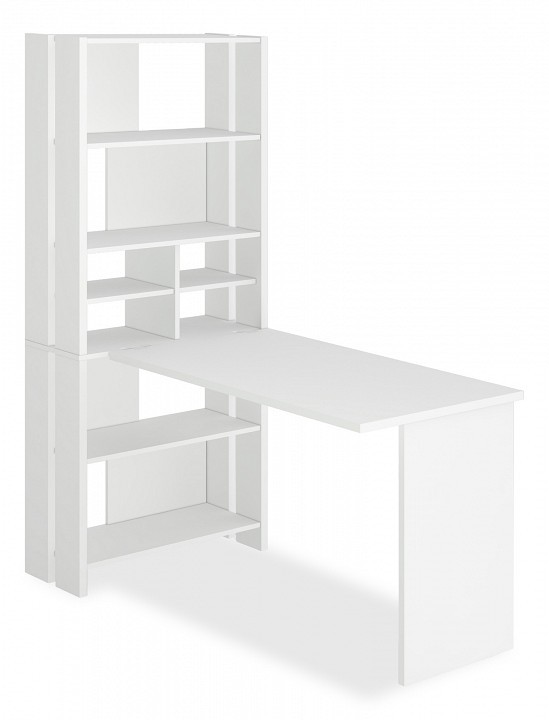 Стол компьютерный Домино Лайт СТЛ-ОВХ+С120Прям без тумбы MER_STL-OVH-S120Pryam_bez_tumby_BE