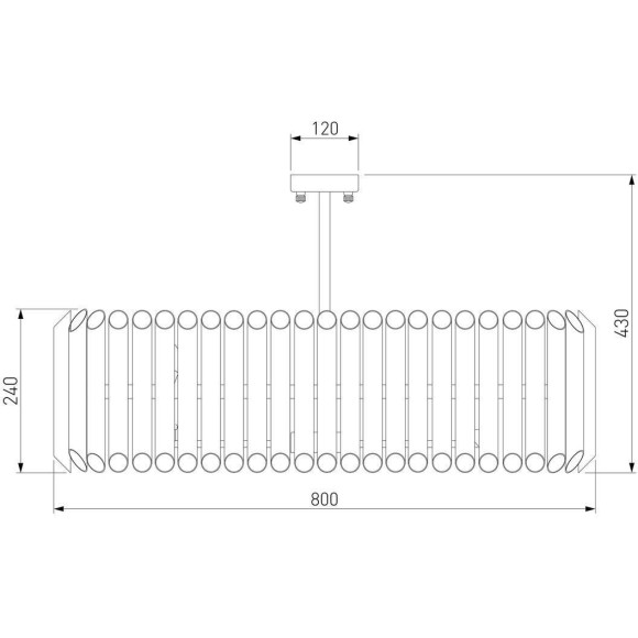 Люстра на штанге Bogates Castellie 362/8