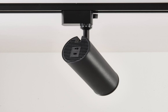 Трековый однофазный светильник Crystal Lux CLT 0.31 021 BK 3CCT ZOOM