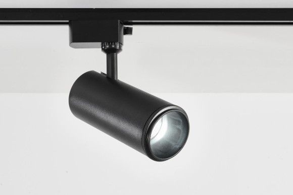 Трековый однофазный светильник Crystal Lux CLT 0.31 021 BK 3CCT ZOOM
