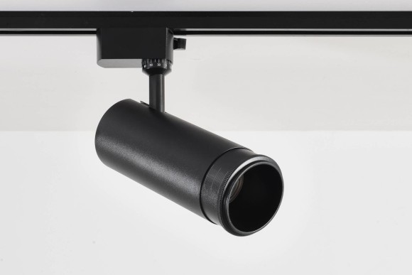 Трековый однофазный светильник Crystal Lux CLT 0.31 021 BK 3CCT ZOOM