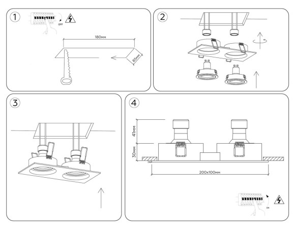 Встраиваемый светильник Ambrella Light Techno Spot Standard Tech TN102759