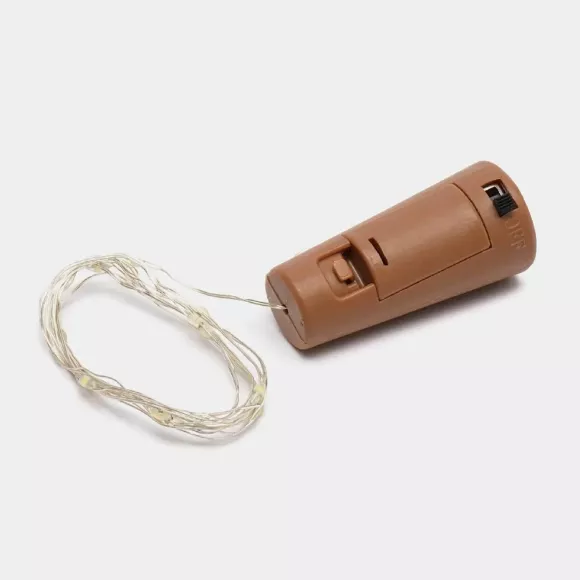 Гирлянда Uniel ULD-S0200-020/SСR/3LR WHITE IP20 WINESTOPPER UL-00010902, вид сверху Гирлянда Uniel ULD-S0200-020/SСR/3LR WHITE IP20 WINESTOPPER UL-00010902, вид сверху