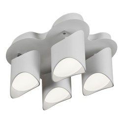 Потолочная светодиодная люстра с пультом управления iLedex Nova 8189-4-X-T WH