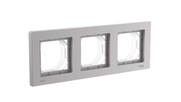 Рамка 3-ая, универсальная Systeme Electric AtlasDesign Aqua Алюминий ATN440303
