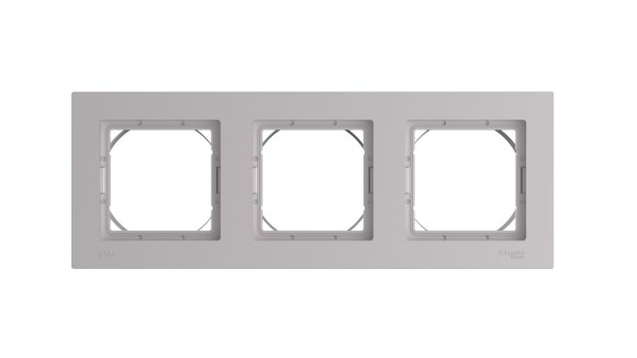 Рамка 3-ая, универсальная Systeme Electric AtlasDesign Aqua Алюминий ATN440303