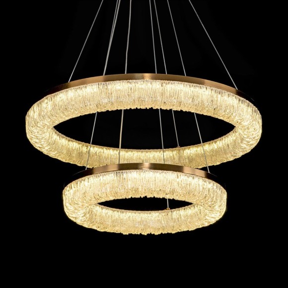 Подвесная светодиодная люстра с пультом управления Modelux MS.9025.600.400 BS