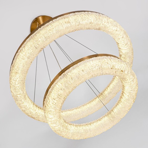 Подвесная светодиодная люстра с пультом управления Modelux MS.9025.600.400 BS