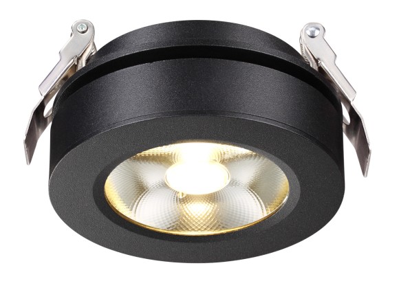 Светодиодный спот Novotech Groda 357983, LED, 12W, черный