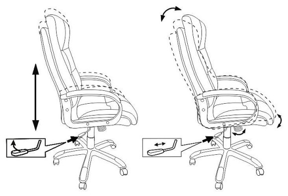 Кресло для руководителя CH-824 BUR_1699658