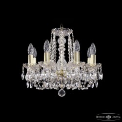 Подвесная люстра Bohemia Ivele Crystal 1402/8/141 G