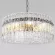 Подвесная люстра Loft IT Nevada 10297/600 Nickel, Никель, Прозрачный, Металл