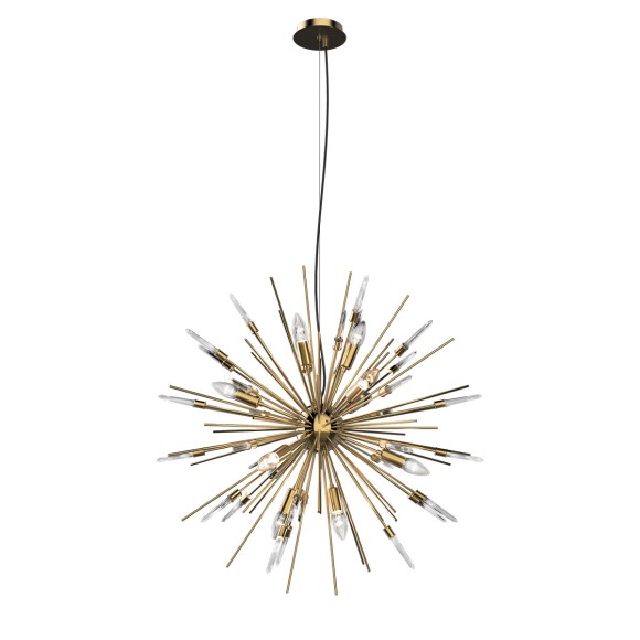 Подвесная люстра Delight Collection Boivin MD2094-12A gold/rock crystal