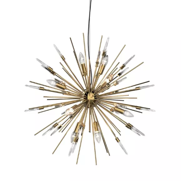 Подвесная люстра Delight Collection Boivin MD2094-12A gold/rock crystal Подвесная люстра Delight Collection Boivin MD2094-12A gold/rock crystal