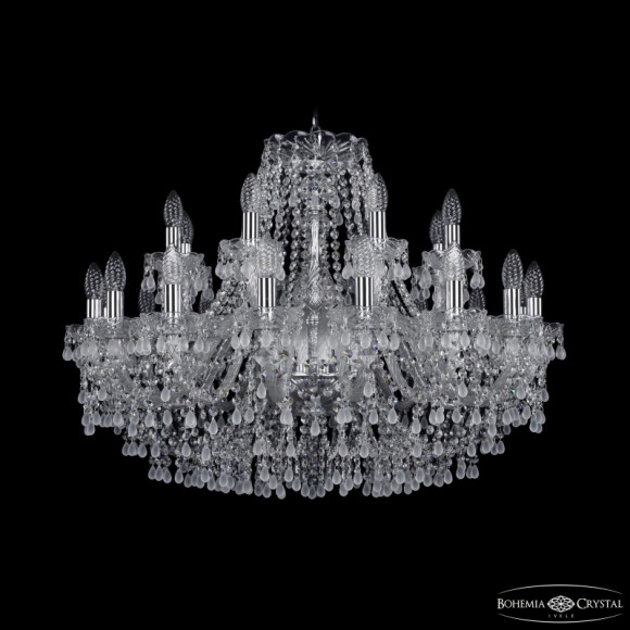 Подвесная люстра Bohemia Ivele Crystal 1410/16+8/300 Ni V0300