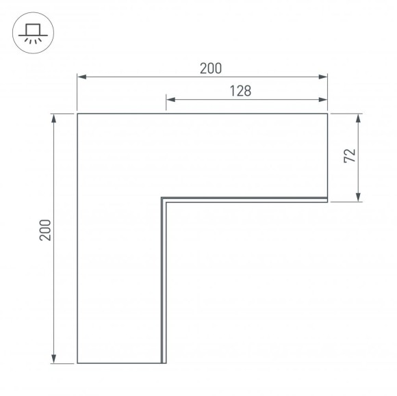 Соединитель профиля Arlight SL-LINIA 030130