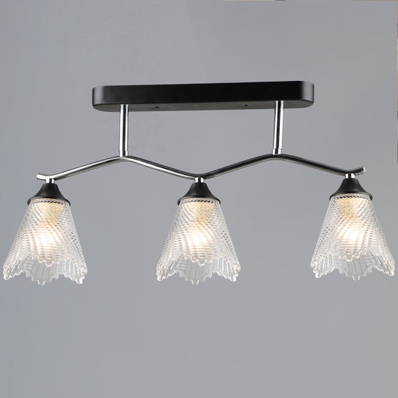 Потолочная люстра Reluce 77320-0.3-03 CH+BK