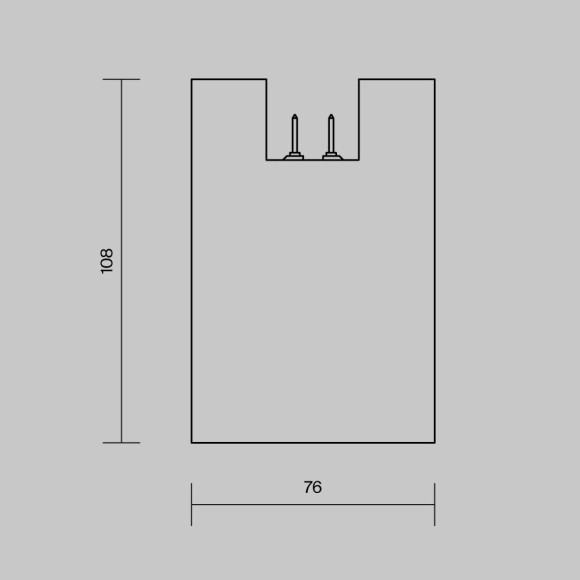 Уличный трековый светильник Maytoni Alfa Elasity IP O-TR01-2-S-16WW3K