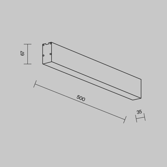 Линейный светильник Maytoni Technical LL311042