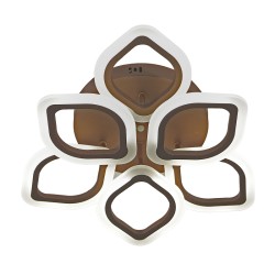 Потолочная светодиодная люстра с пультом управления Escada Ella 10212/6LED Coffee