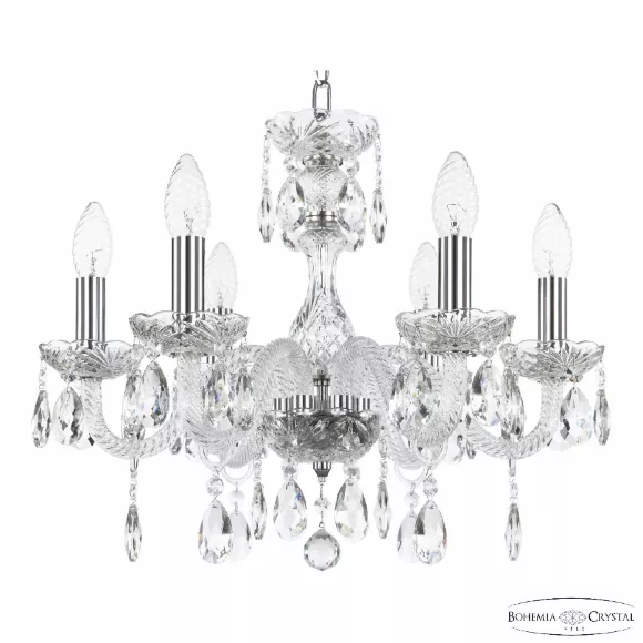 Подвесная люстра Bohemia Ivele Crystal 117/6/165 Ni Подвесная люстра Bohemia Ivele Crystal 117/6/165 Ni