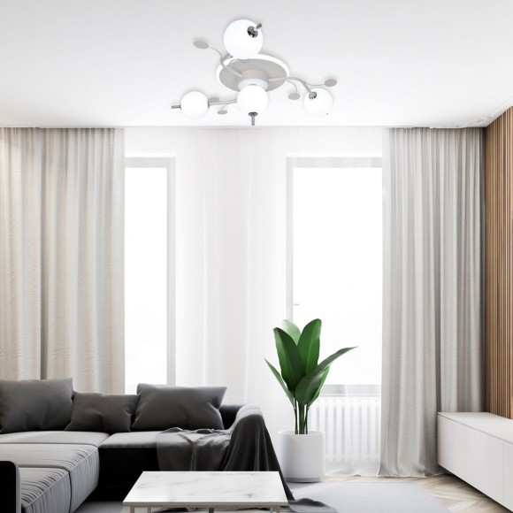 Потолочная люстра с пультом управления Escada Melia 10299/3LED BL