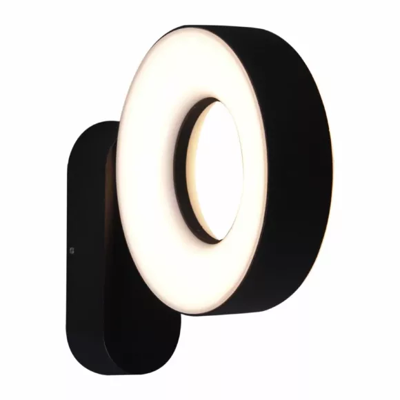 Уличный настенный светильник Reluce 86869-9.2-001JH LED2*12W BK RLOS, 3000, Теплый белый