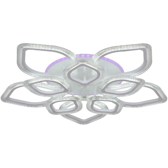 Потолочная светодиодная люстра с пультом управления Reluce 09827-3.3-5+5A WH (RGB)