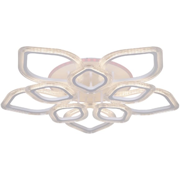 Потолочная светодиодная люстра с пультом управления Reluce 09827-3.3-5+5A WH (RGB)